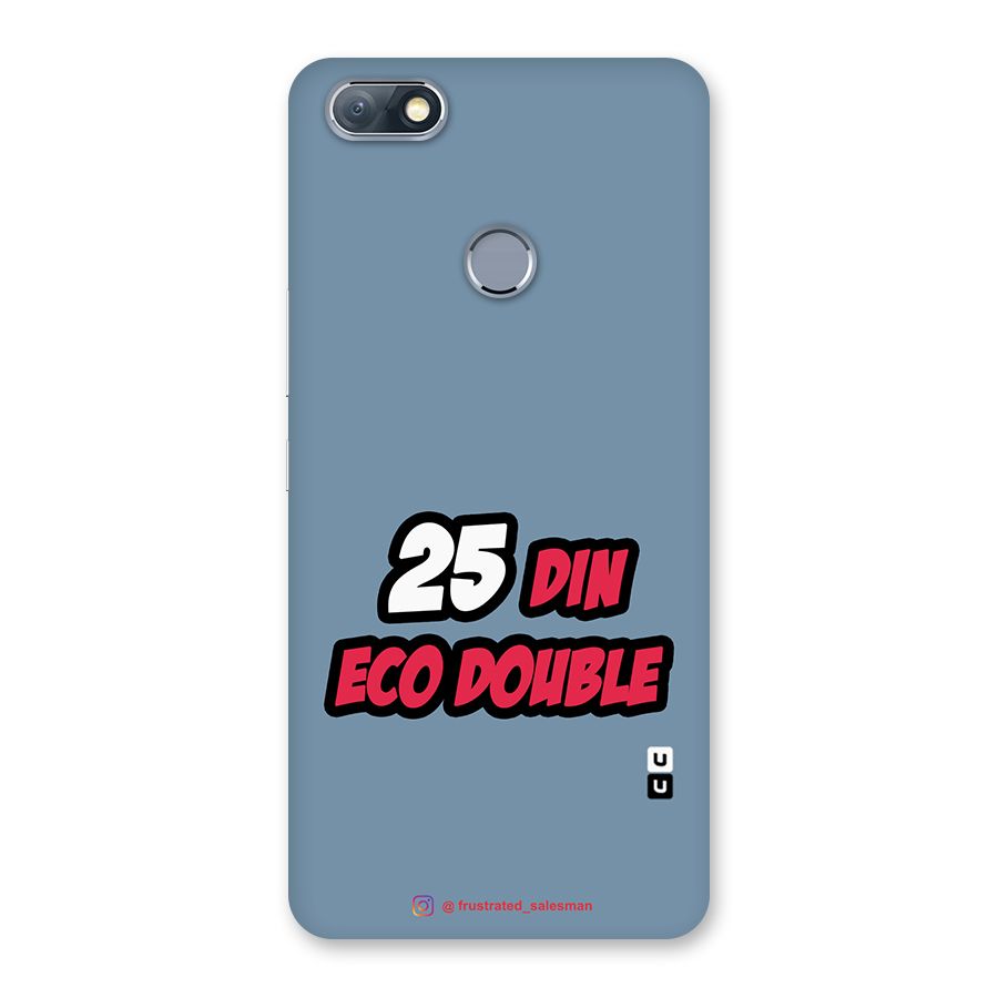 25 Din Eco Double SteelBlue Back Case for Infinix Note 5