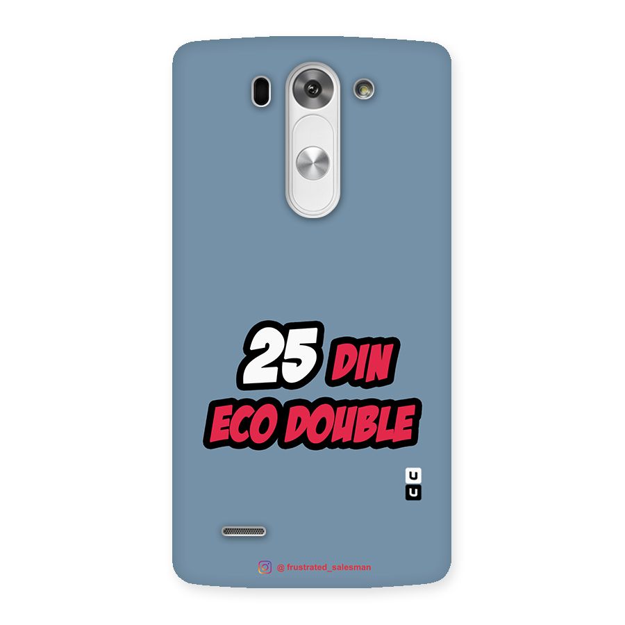 25 Din Eco Double SteelBlue Back Case for LG G3 Beat