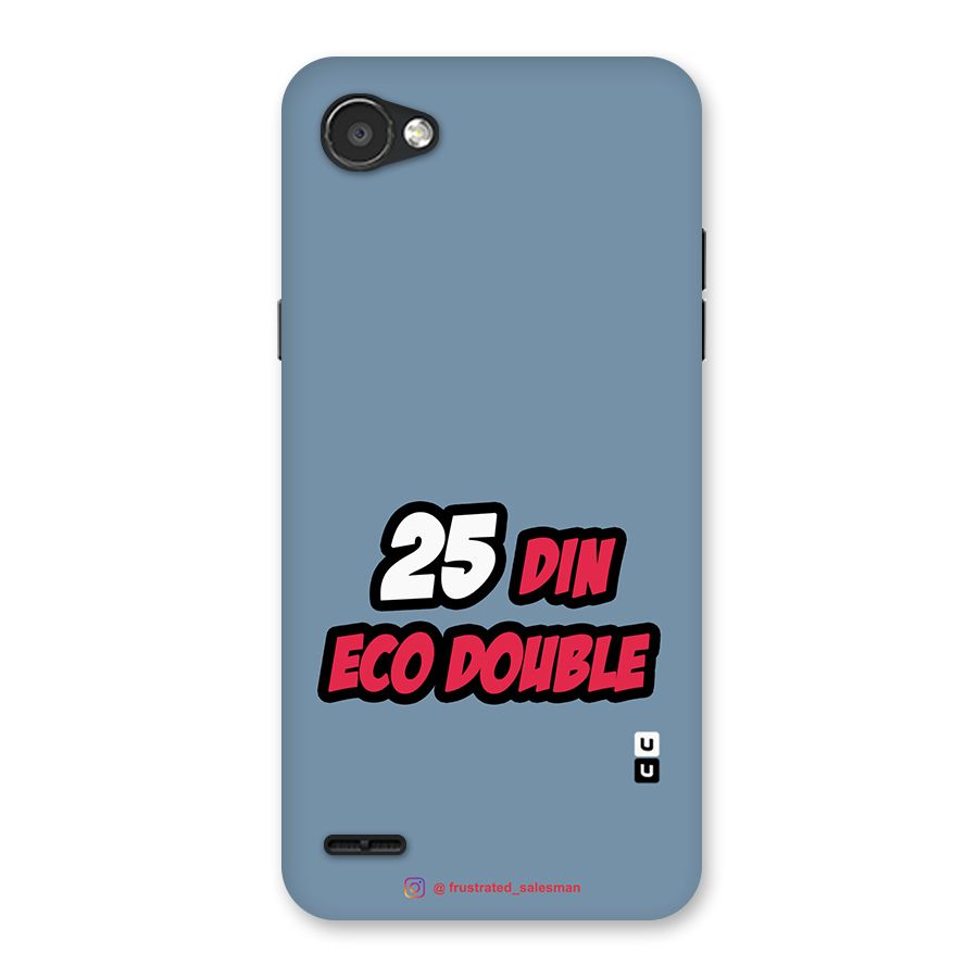 25 Din Eco Double SteelBlue Back Case for LG Q6