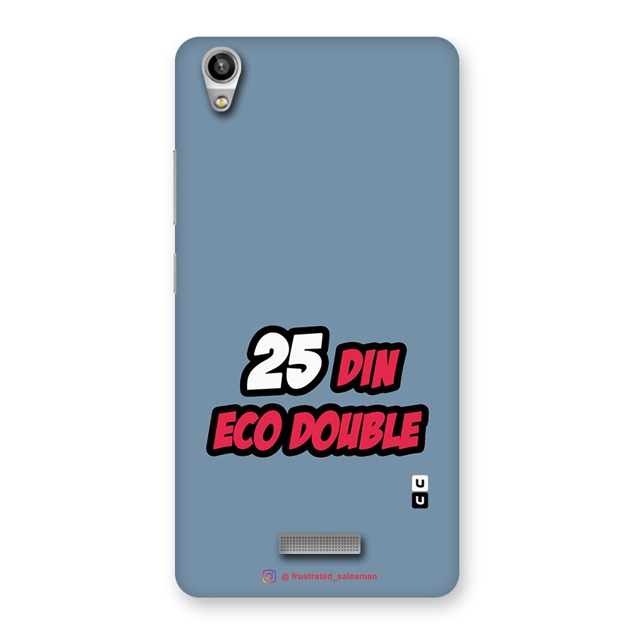 25 Din Eco Double SteelBlue Back Case for Lava-Pixel-V1