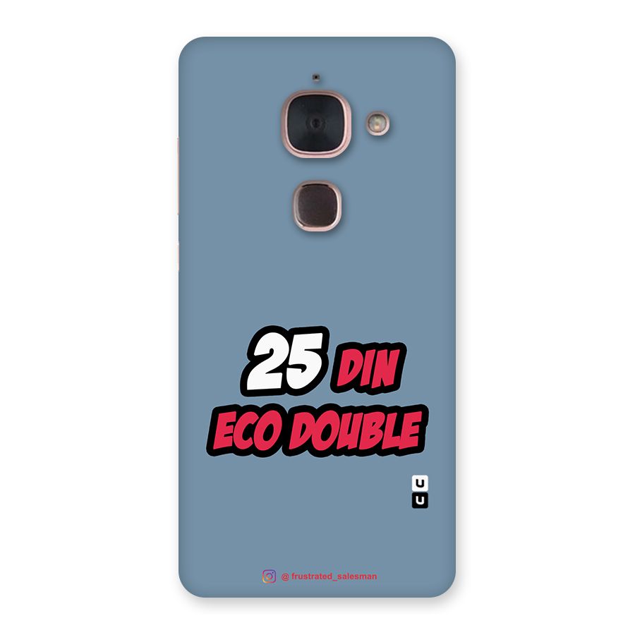 25 Din Eco Double SteelBlue Back Case for Le Max 2