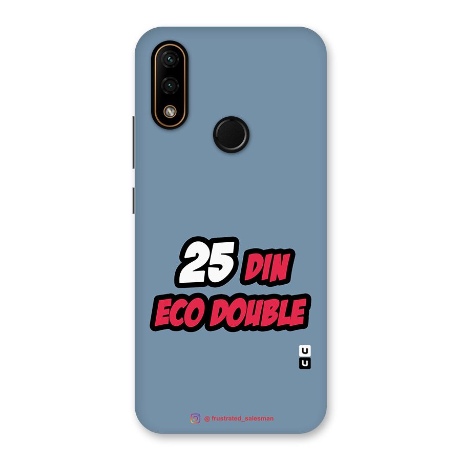 25 Din Eco Double SteelBlue Back Case for Lenovo A6 Note