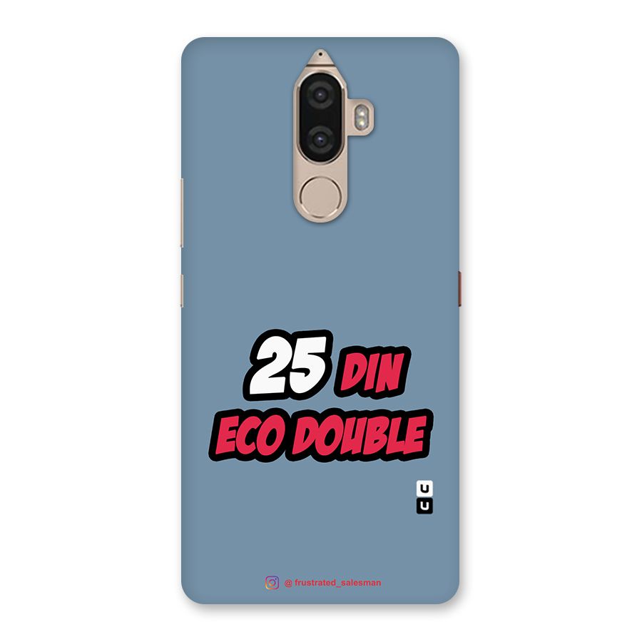 25 Din Eco Double SteelBlue Back Case for Lenovo K8 Note