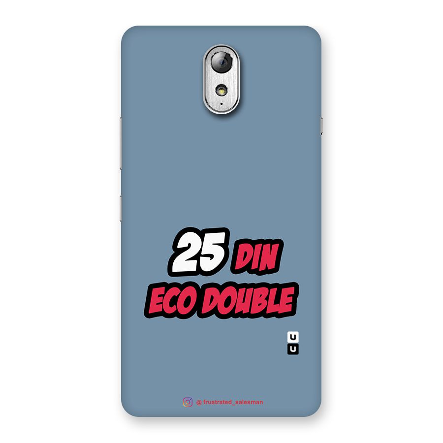 25 Din Eco Double SteelBlue Back Case for Lenovo Vibe P1M