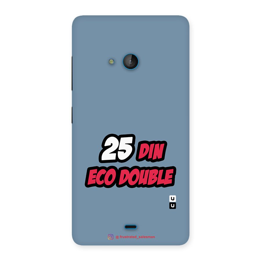 25 Din Eco Double SteelBlue Back Case for Lumia 540