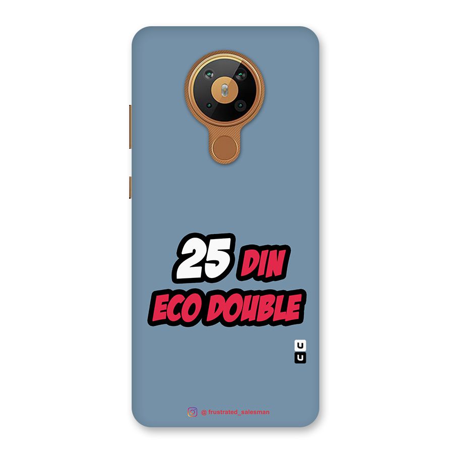 25 Din Eco Double SteelBlue Back Case for Nokia 5.3