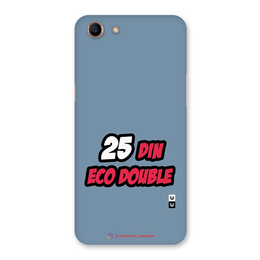 25 Din Eco Double SteelBlue Back Case for Oppo A83 (2018)