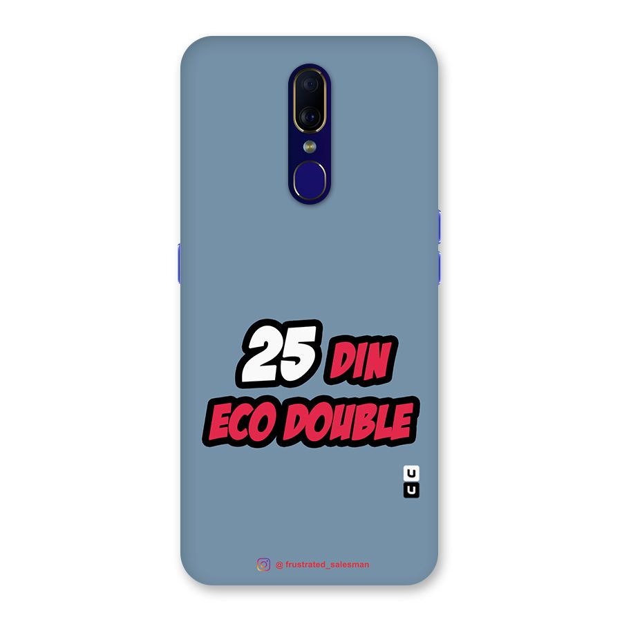 25 Din Eco Double SteelBlue Back Case for Oppo A9