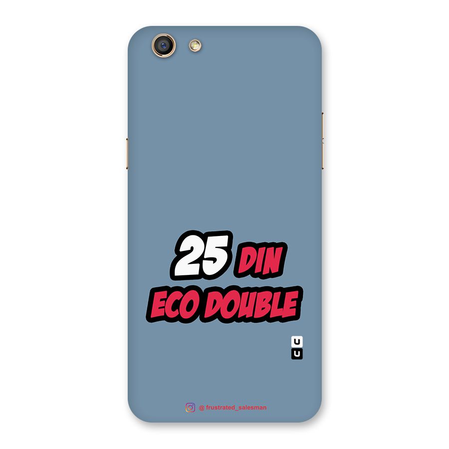 25 Din Eco Double SteelBlue Back Case for Oppo F3
