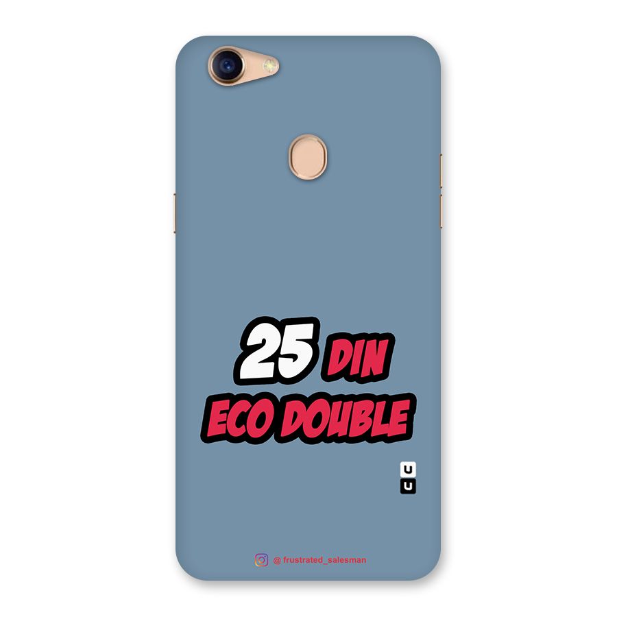 25 Din Eco Double SteelBlue Back Case for Oppo F5
