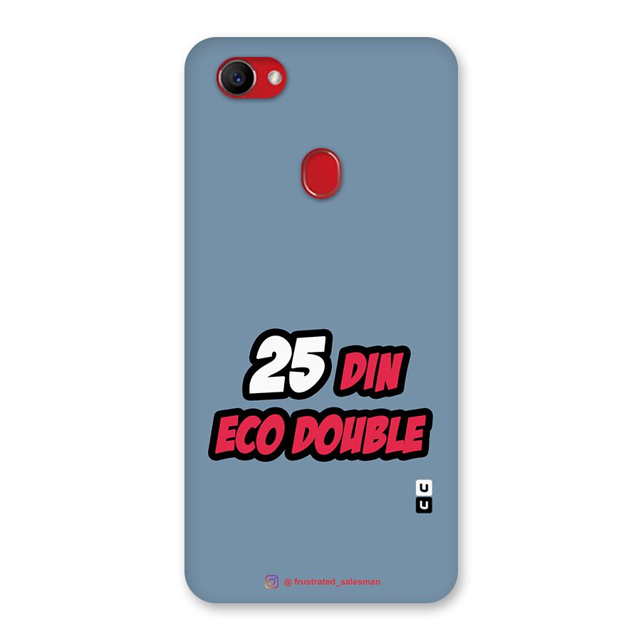 25 Din Eco Double SteelBlue Back Case for Oppo F7
