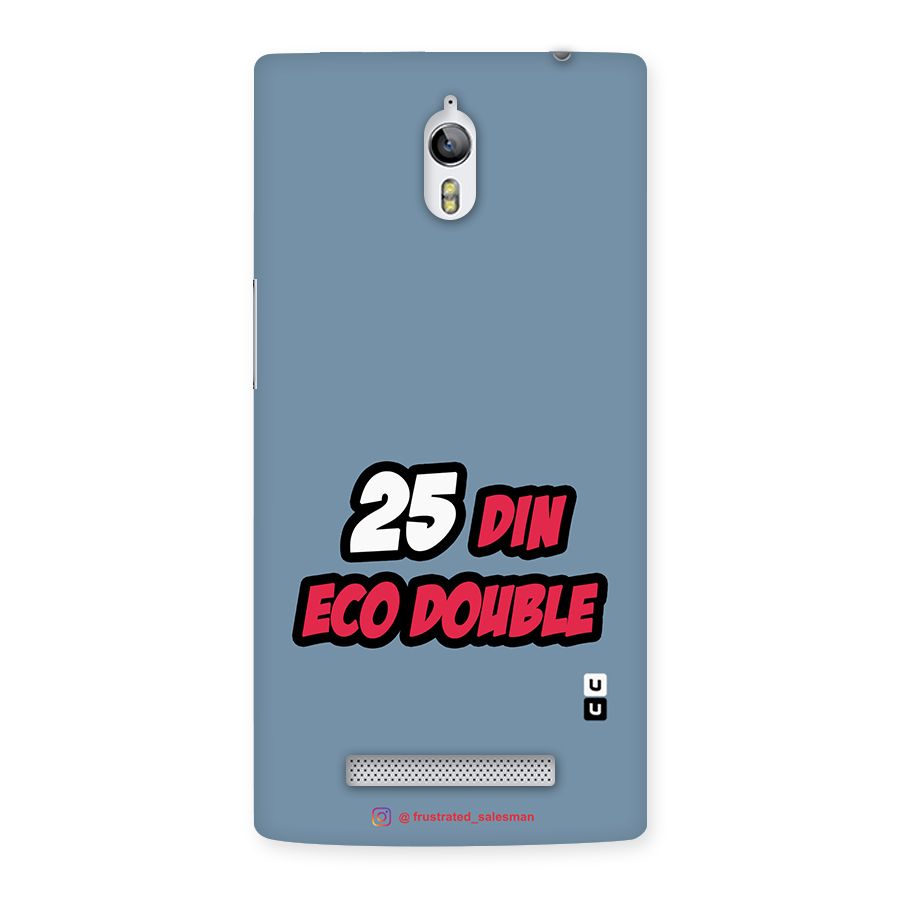 25 Din Eco Double SteelBlue Back Case for Oppo Find 7