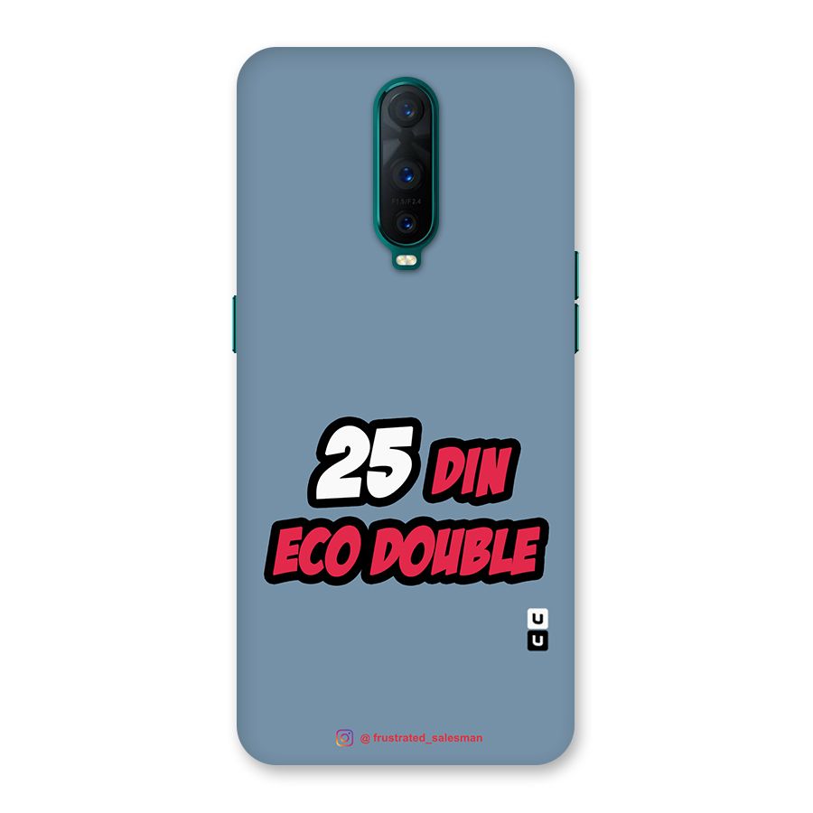 25 Din Eco Double SteelBlue Back Case for Oppo R17 Pro
