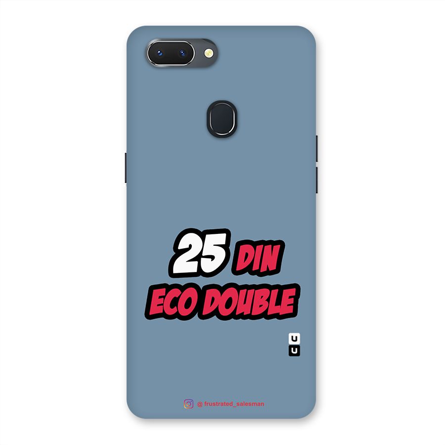 25 Din Eco Double SteelBlue Back Case for Oppo Realme 2