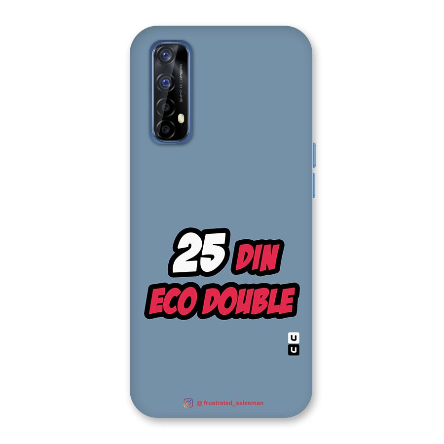 25 Din Eco Double SteelBlue Back Case for Realme 7