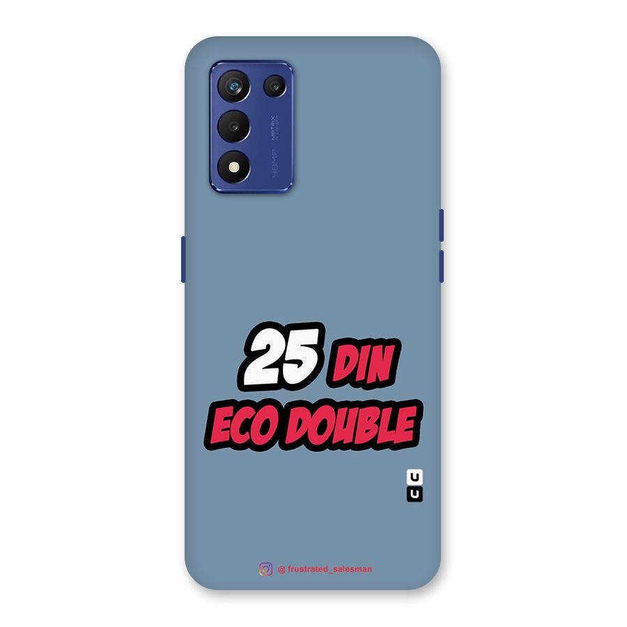 25 Din Eco Double SteelBlue Back Case for Realme 9 5G Speed