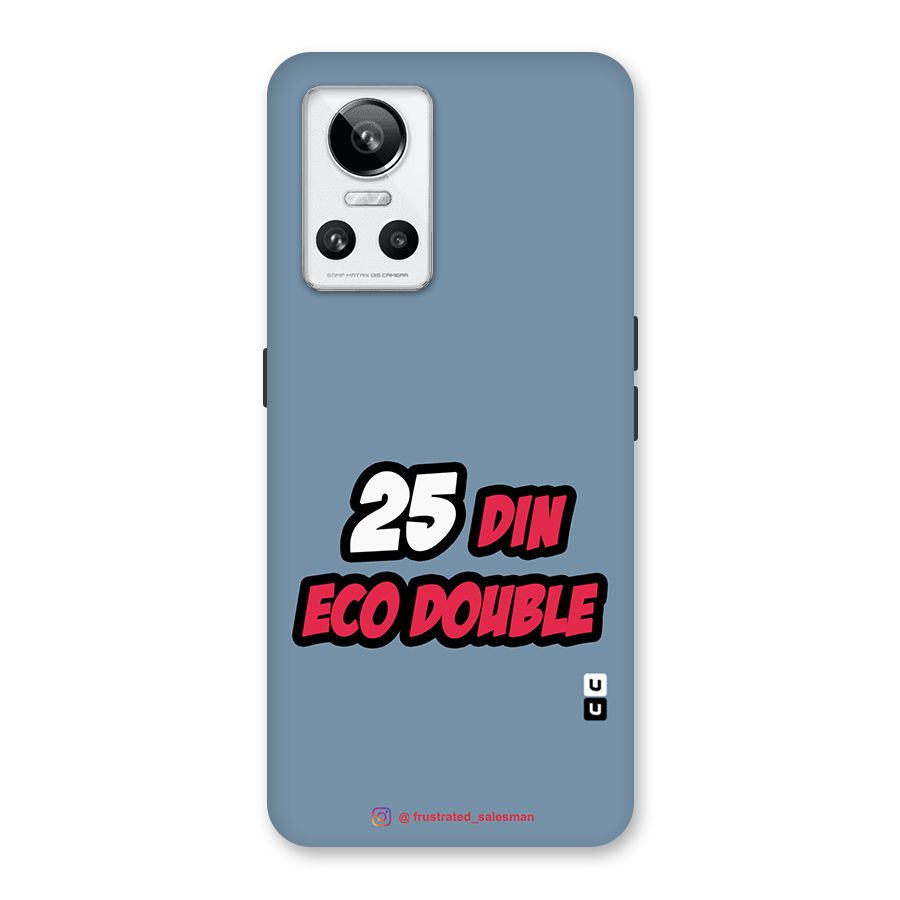25 Din Eco Double SteelBlue Back Case for Realme GT Neo 3