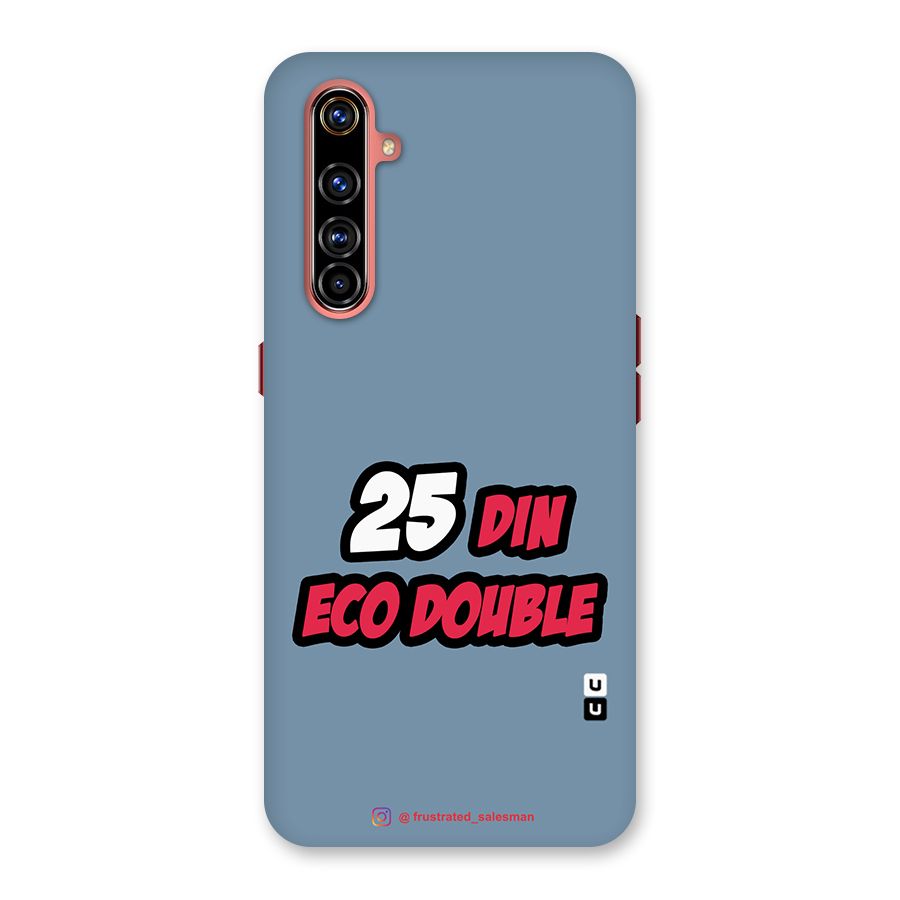 25 Din Eco Double SteelBlue Back Case for Realme X50 Pro
