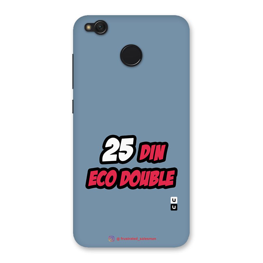 25 Din Eco Double SteelBlue Back Case for Redmi 4