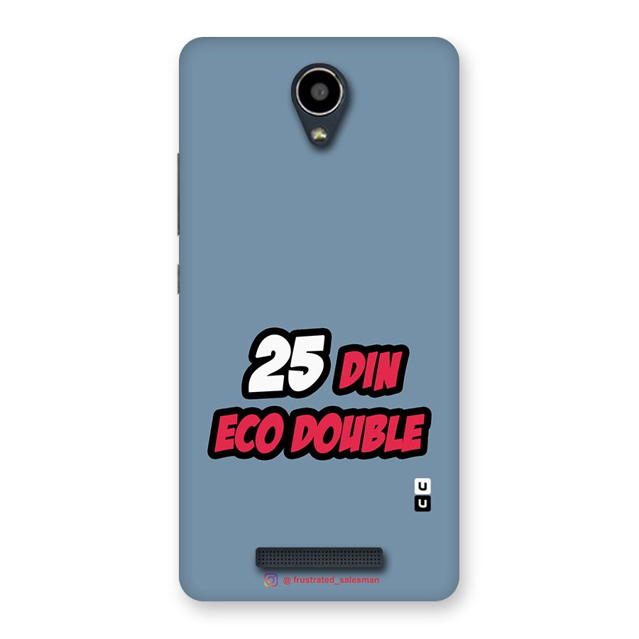 25 Din Eco Double SteelBlue Back Case for Redmi Note 2