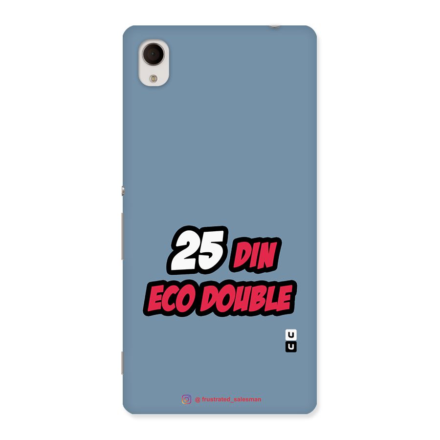 25 Din Eco Double SteelBlue Back Case for Sony Xperia M4