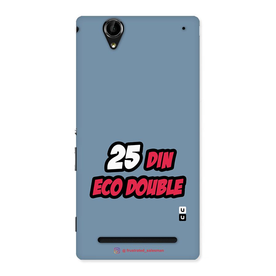 25 Din Eco Double SteelBlue Back Case for Sony Xperia T2