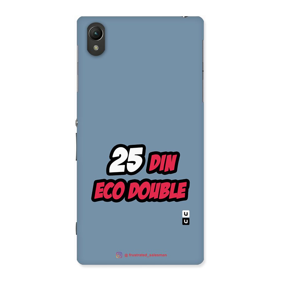 25 Din Eco Double SteelBlue Back Case for Sony Xperia Z1