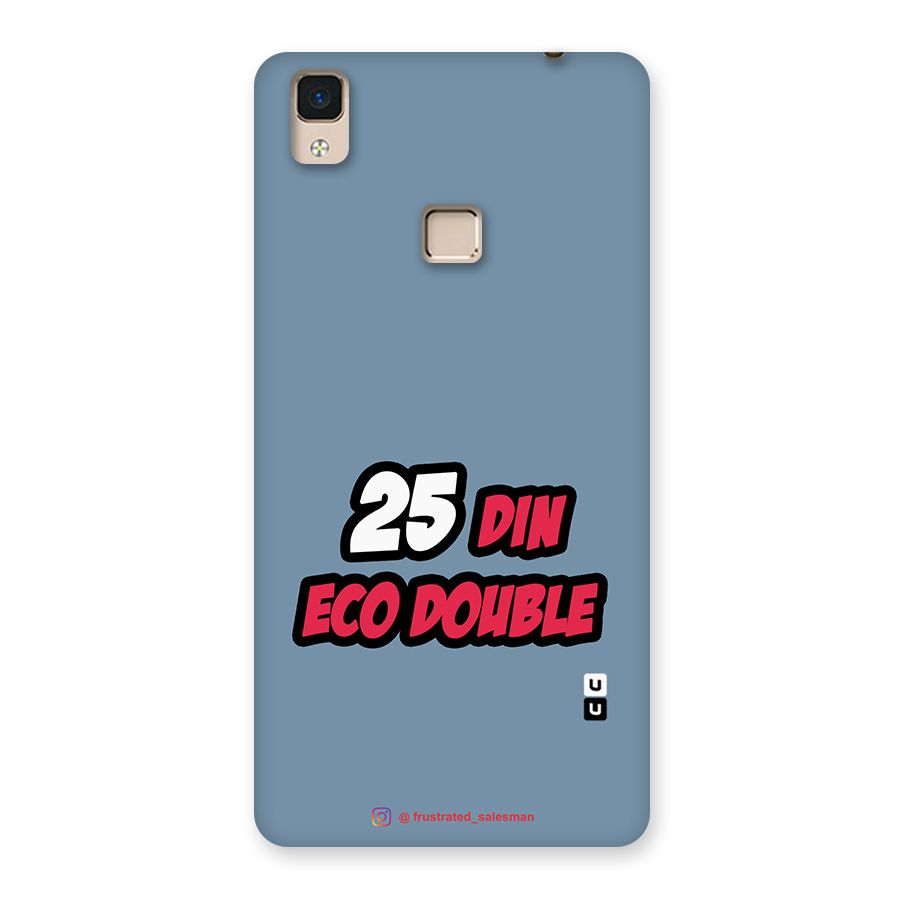 25 Din Eco Double SteelBlue Back Case for V3 Max