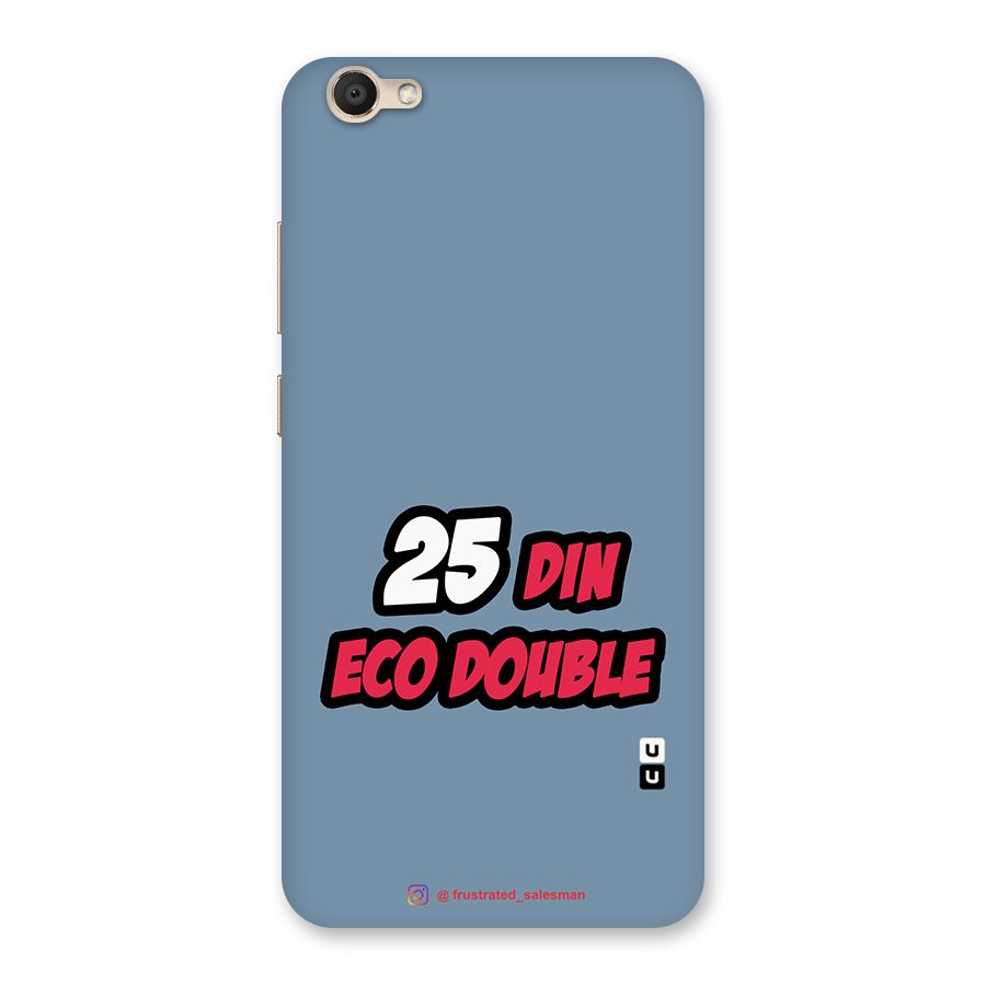 25 Din Eco Double SteelBlue Back Case for Vivo V5