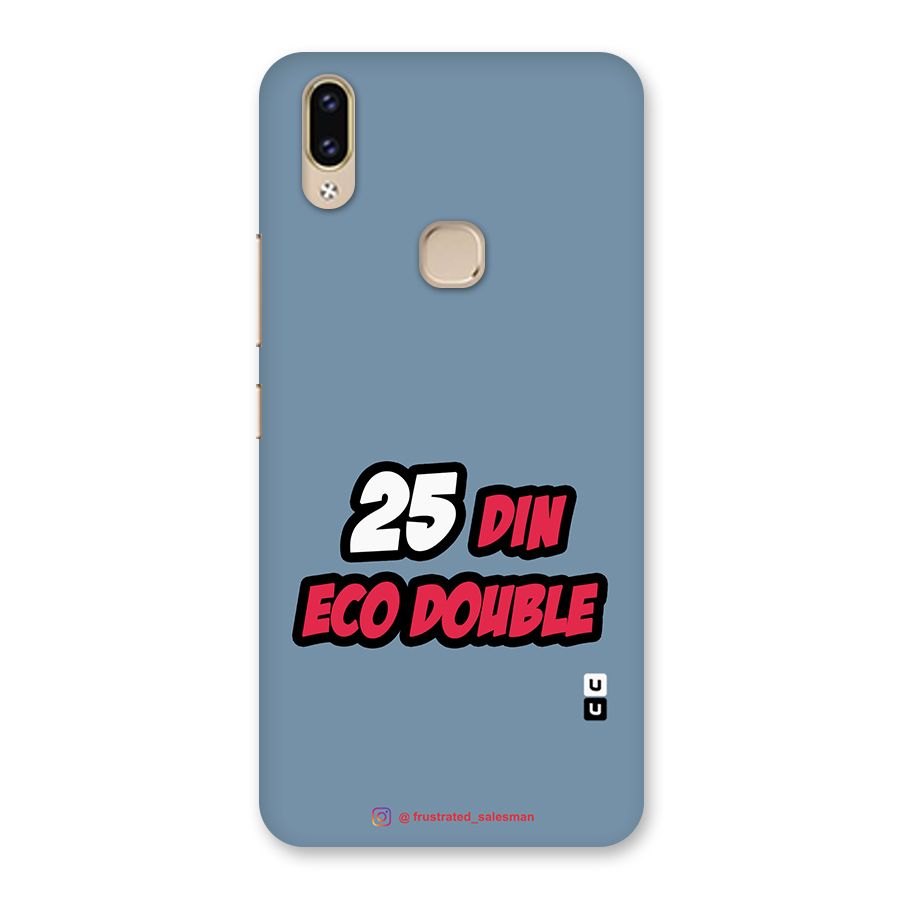 25 Din Eco Double SteelBlue Back Case for Vivo V9 Youth