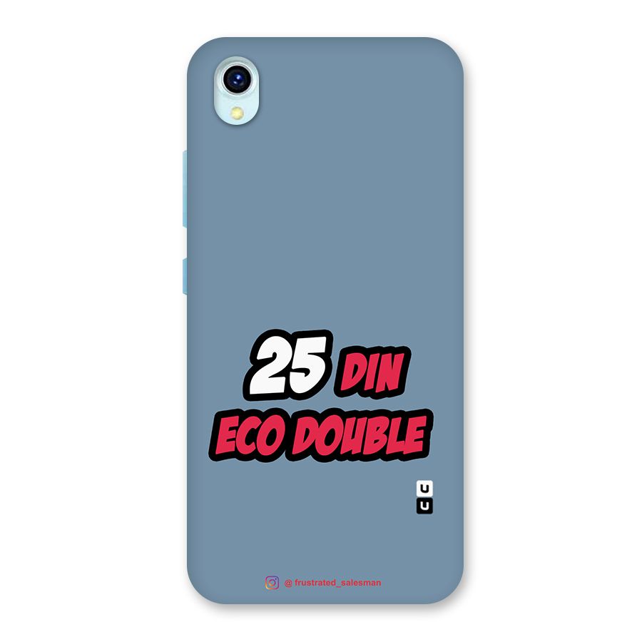 25 Din Eco Double SteelBlue Back Case for Vivo Y1s