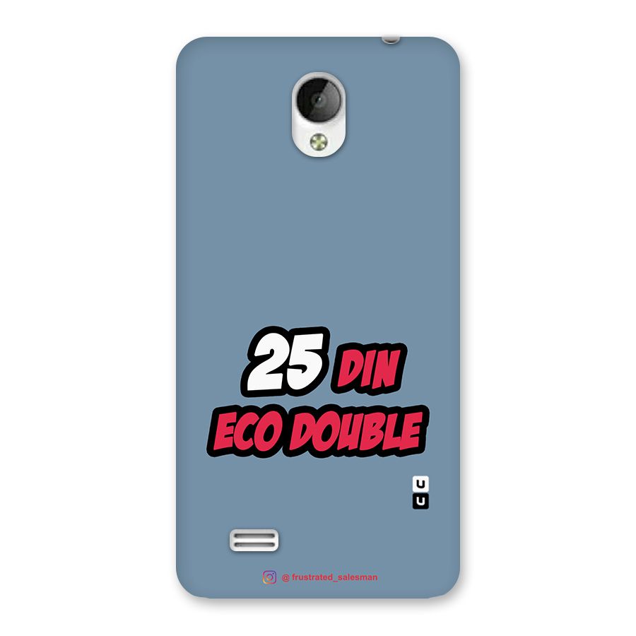 25 Din Eco Double SteelBlue Back Case for Vivo Y21