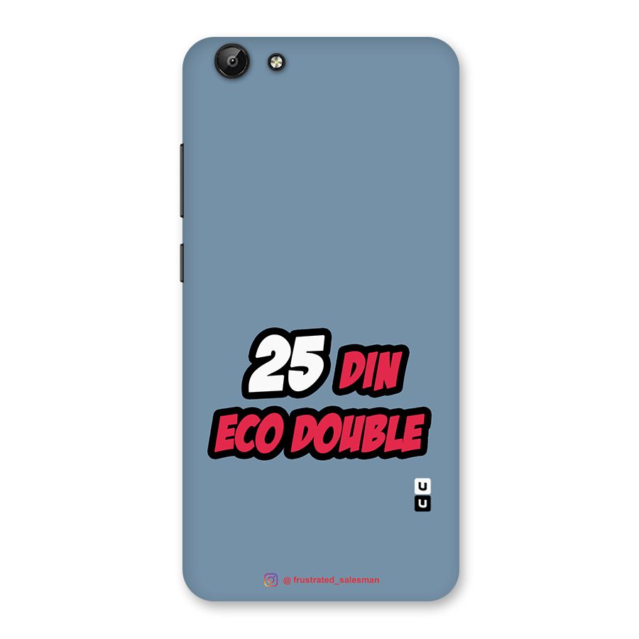 25 Din Eco Double SteelBlue Back Case for Vivo Y69