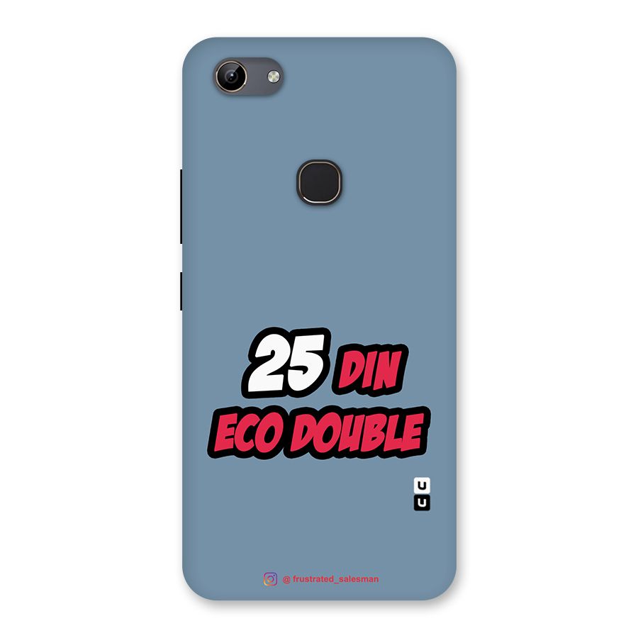 25 Din Eco Double SteelBlue Back Case for Vivo Y81