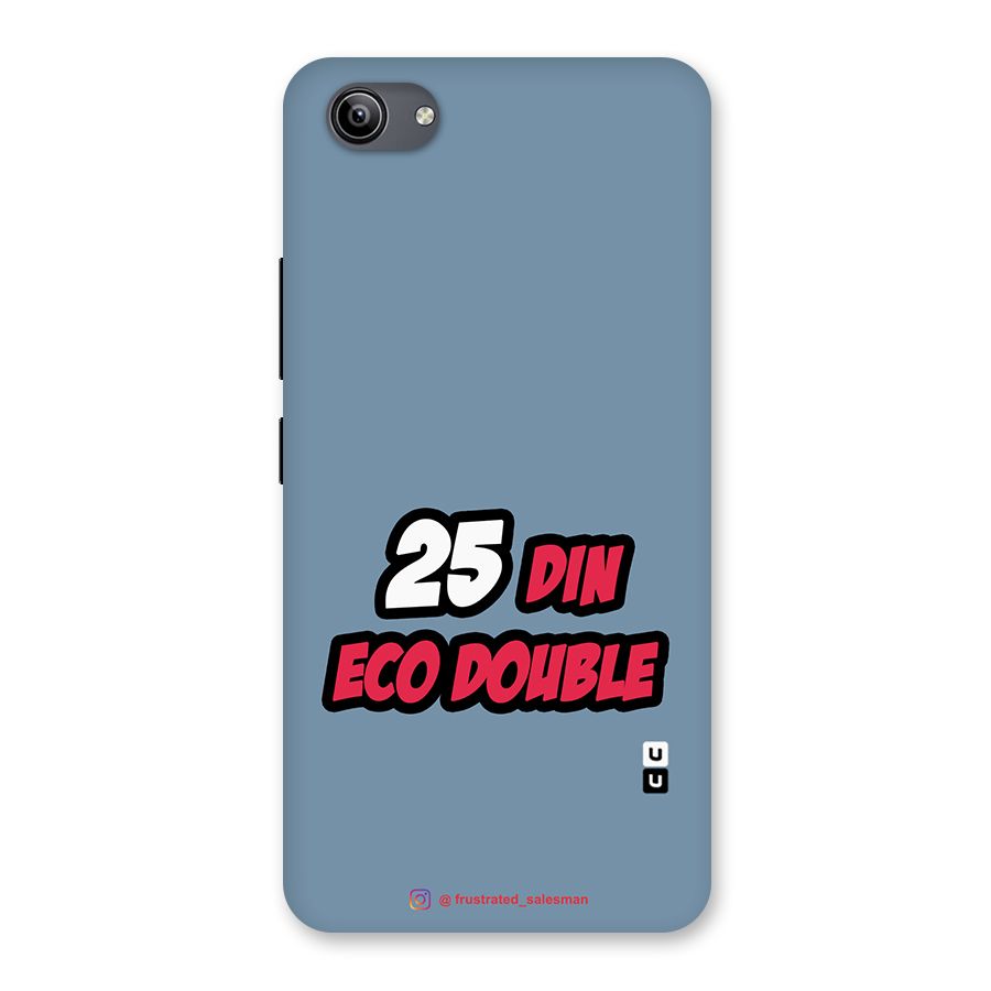 25 Din Eco Double SteelBlue Back Case for Vivo Y81i