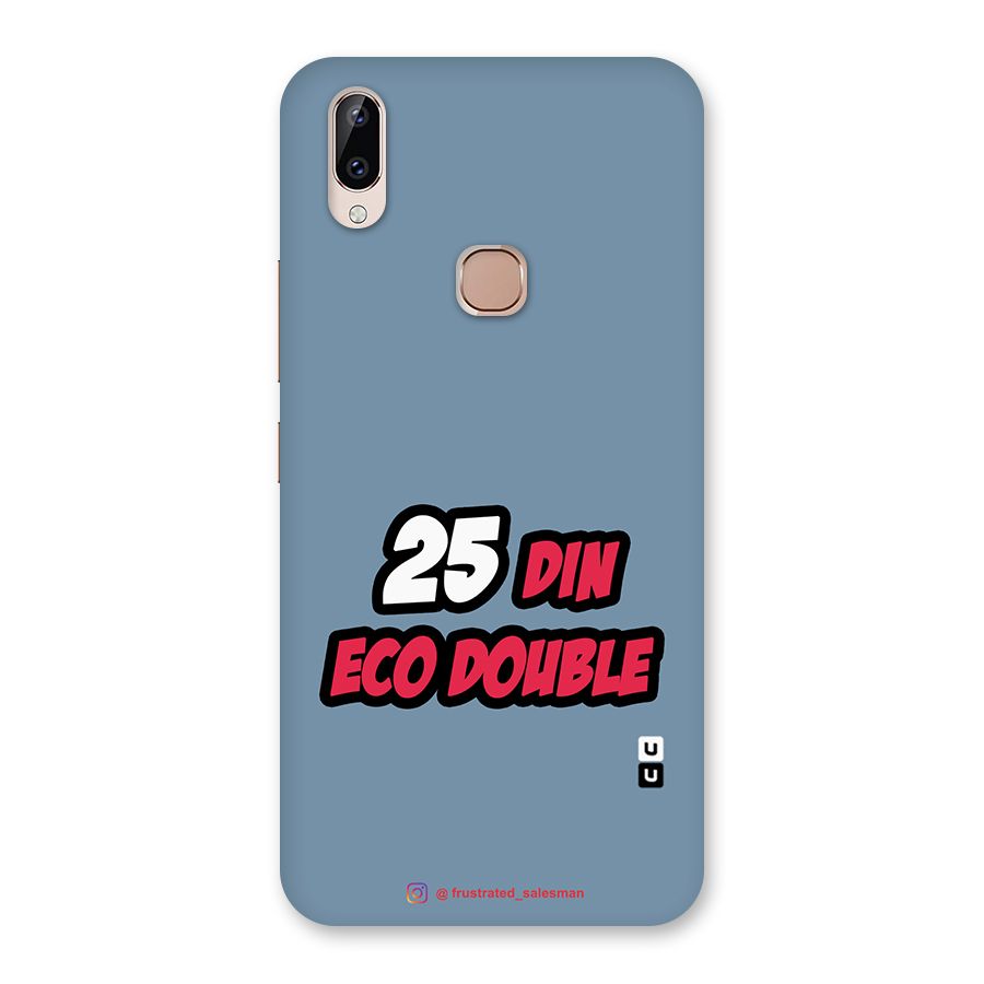 25 Din Eco Double SteelBlue Back Case for Vivo Y83 Pro