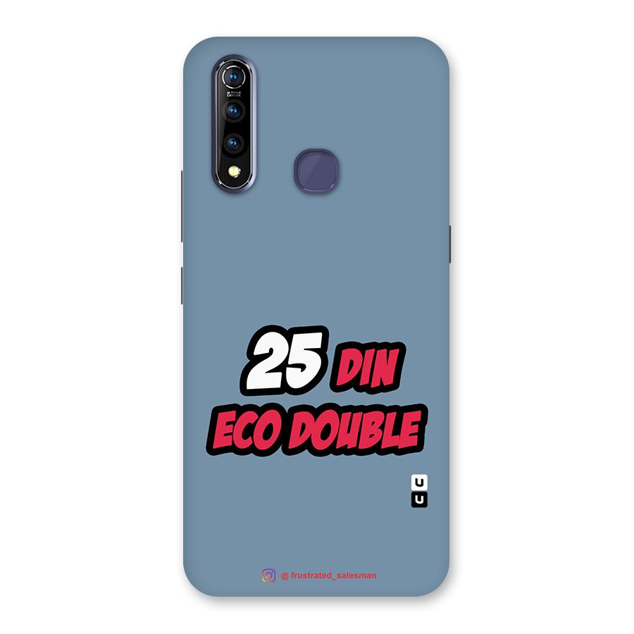 25 Din Eco Double SteelBlue Back Case for Vivo Z1 Pro