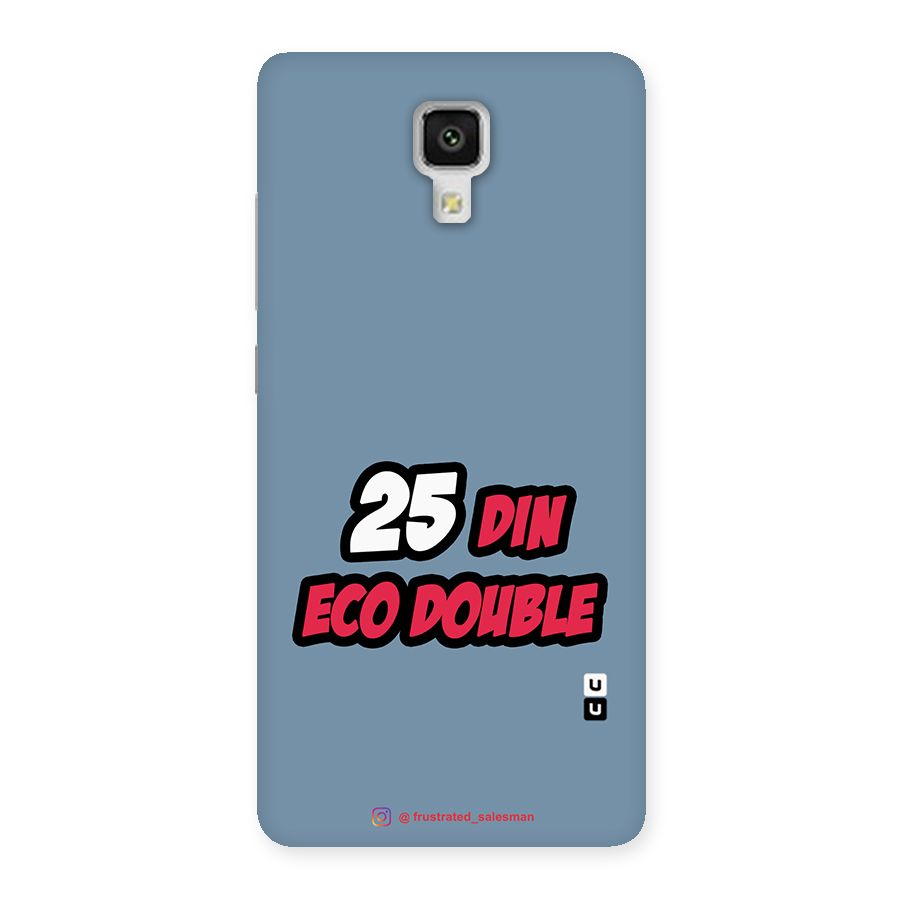 25 Din Eco Double SteelBlue Back Case for Xiaomi Mi 4