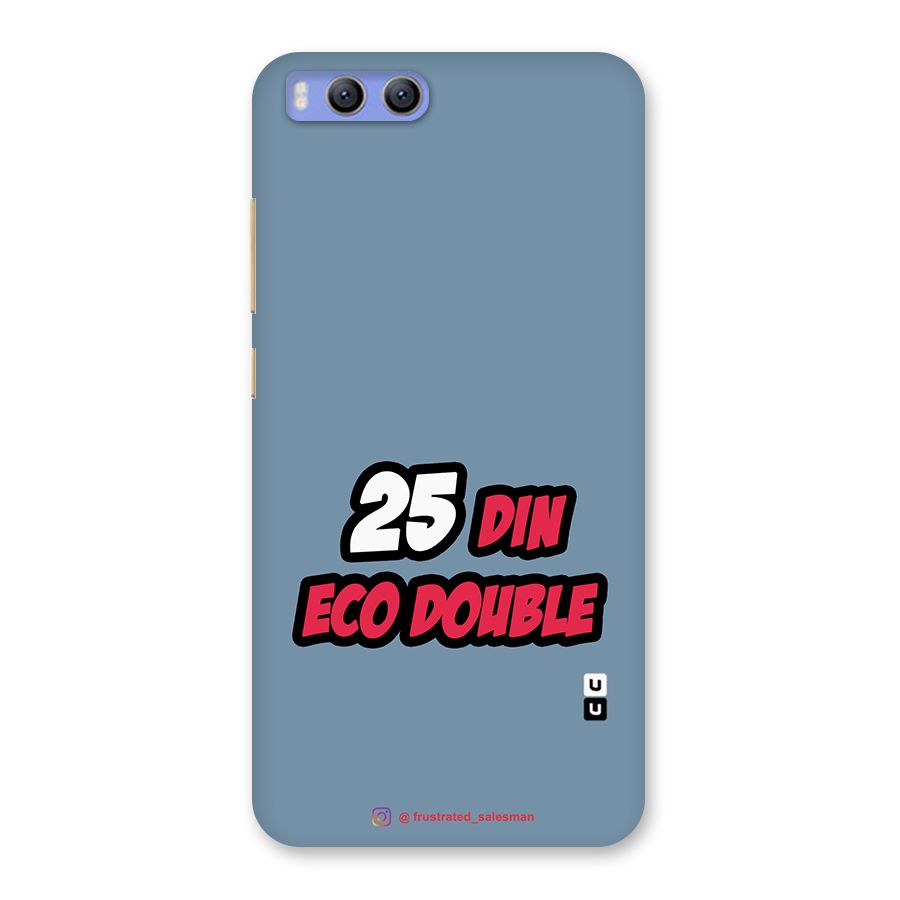 25 Din Eco Double SteelBlue Back Case for Xiaomi Mi 6