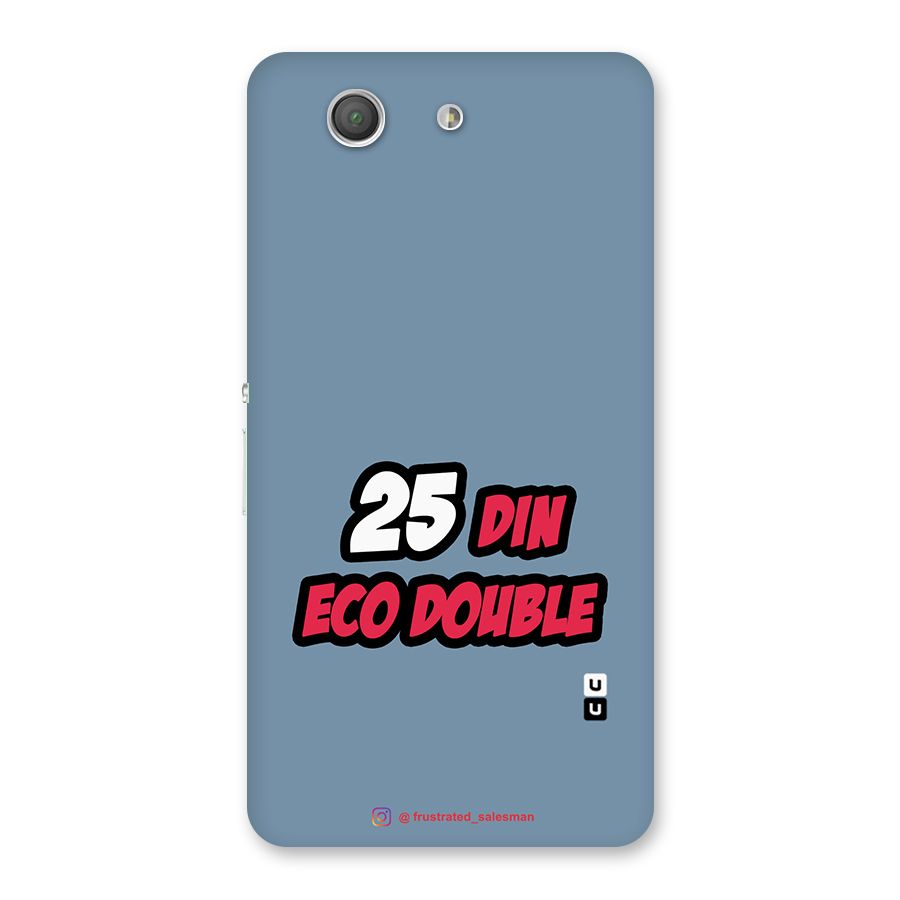 25 Din Eco Double SteelBlue Back Case for Xperia Z3 Compact