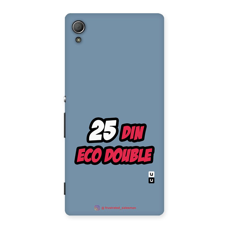 25 Din Eco Double SteelBlue Back Case for Xperia Z3 Plus