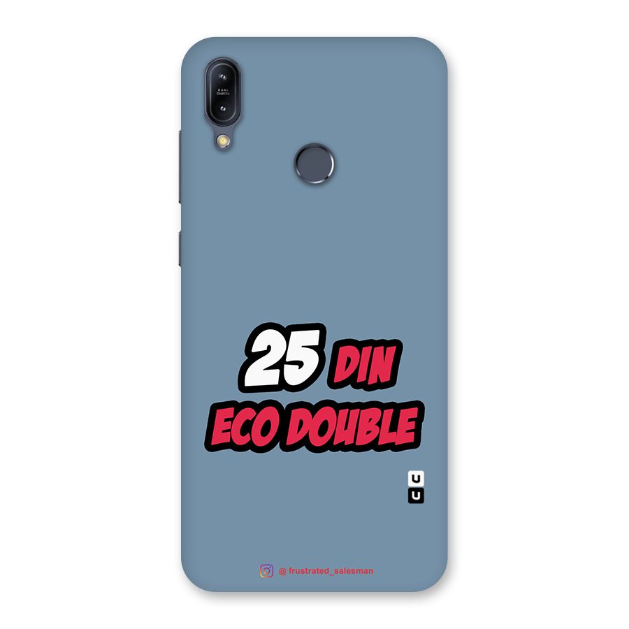 25 Din Eco Double SteelBlue Back Case for Zenfone Max M2