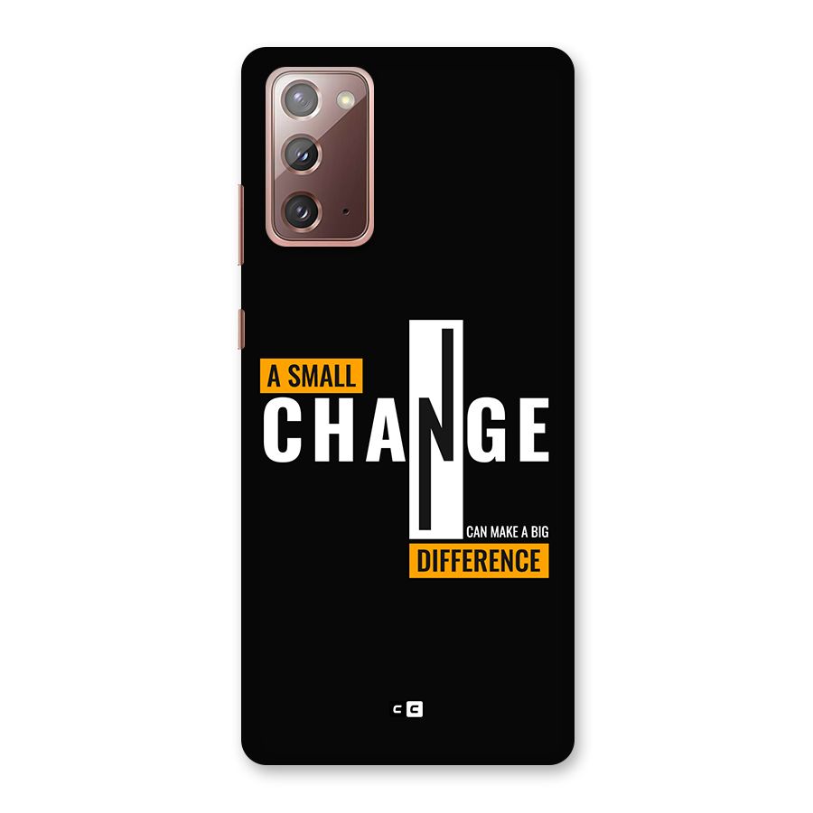 A Small Change Back Case for Galaxy Note 20