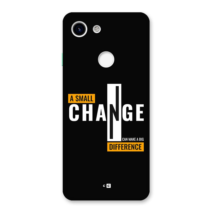 A Small Change Back Case for Google Pixel 3
