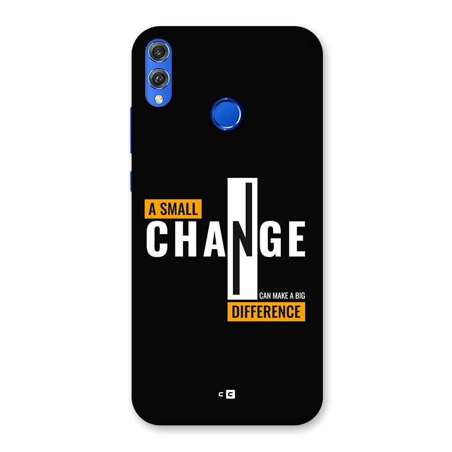 A Small Change Back Case for Honor 8X
