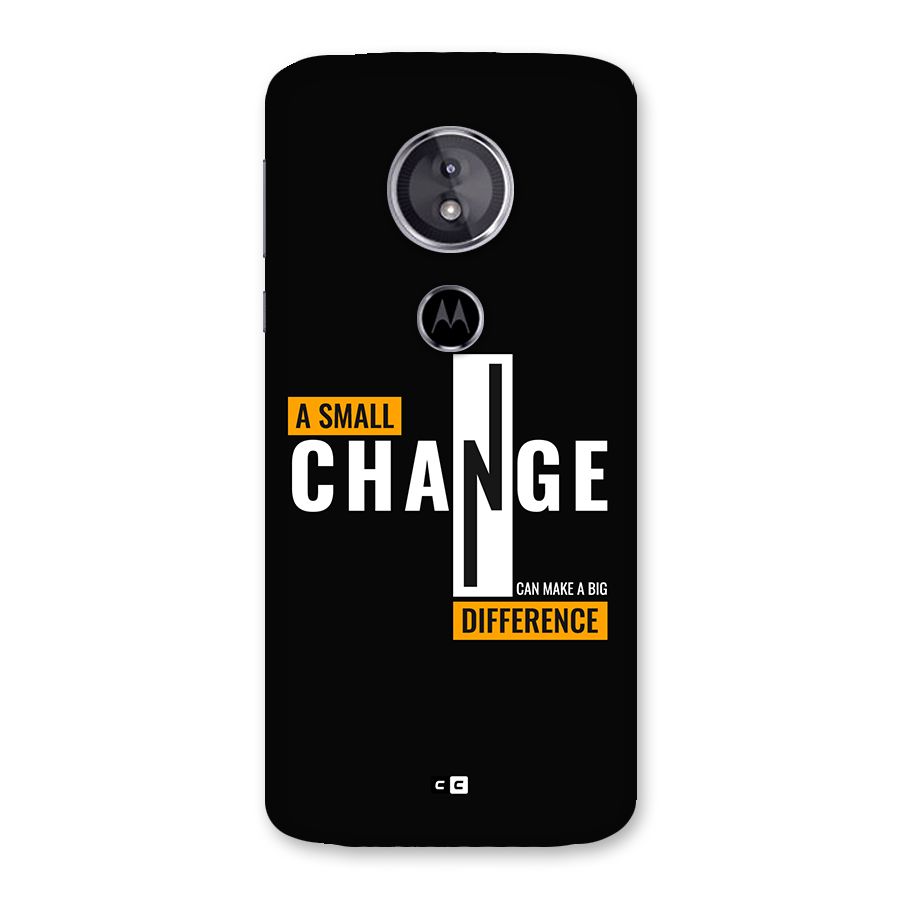 A Small Change Back Case for Moto E5