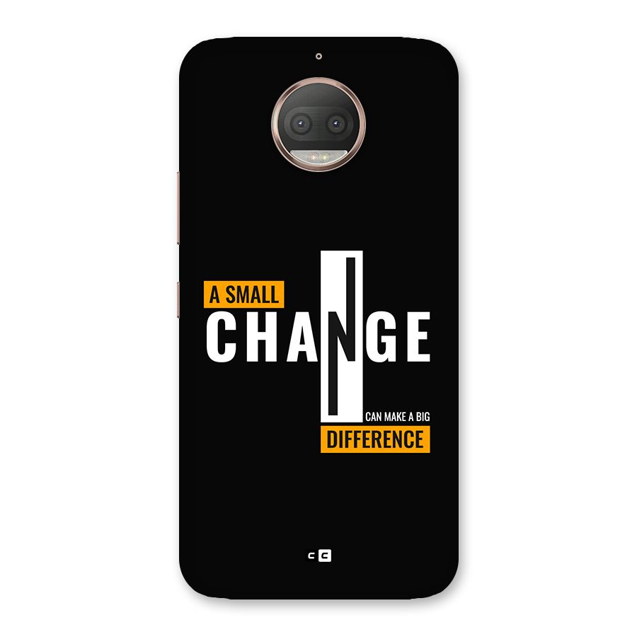 A Small Change Back Case for Moto G5s Plus