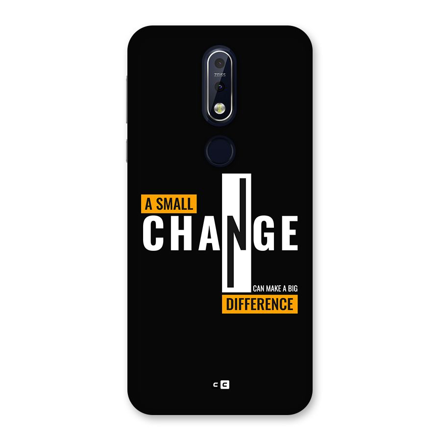 A Small Change Back Case for Nokia 7.1