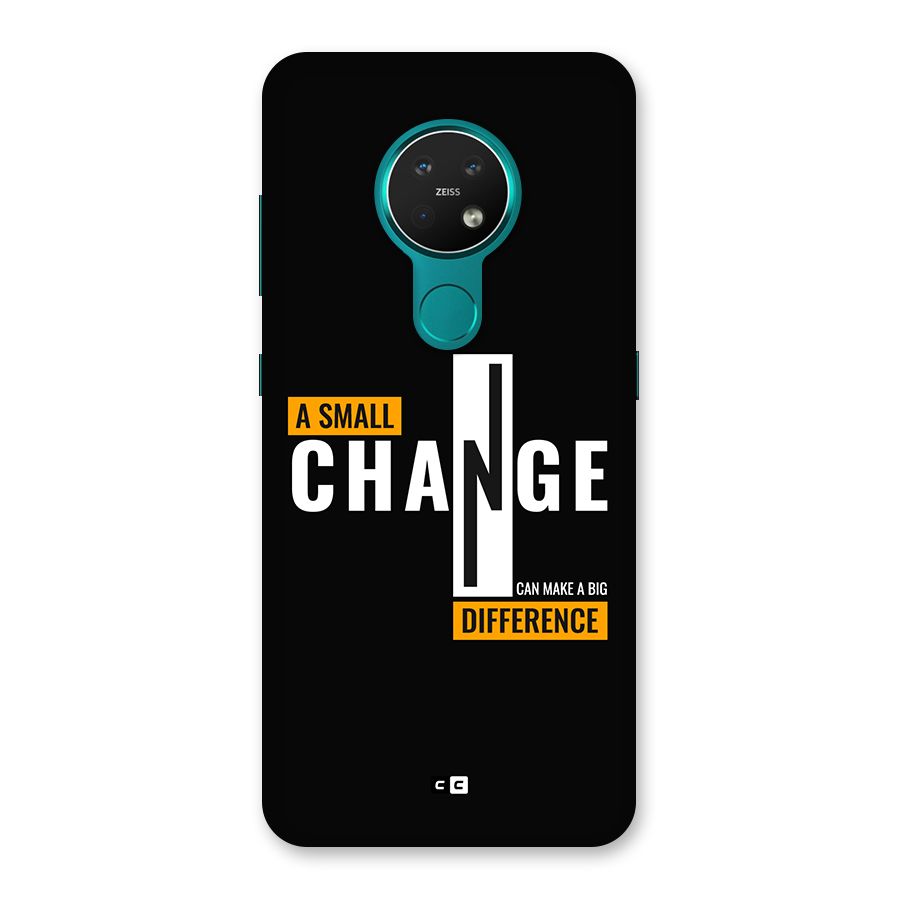A Small Change Back Case for Nokia 7.2