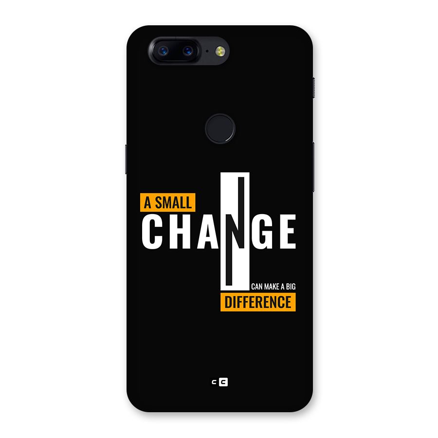 A Small Change Back Case for OnePlus 5T